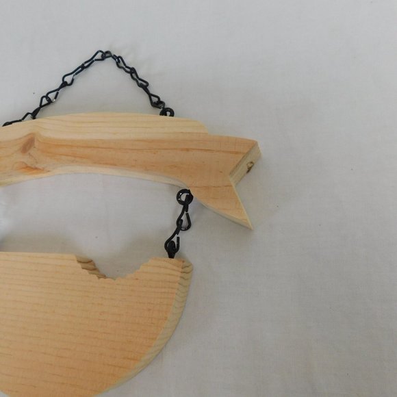 Unfinished Wood Sign Plaque Banner Watermelon Chain Hanging DIY Ready to Paint - Picture 4 of 5